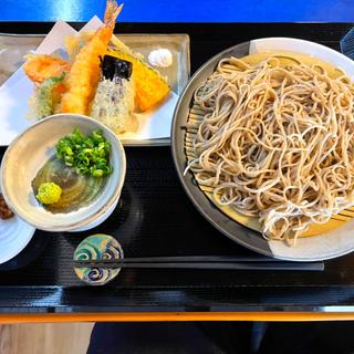 天ぷらセット＋蕎麦大盛り(よしみ)