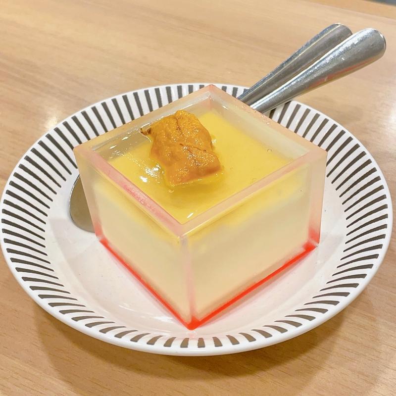 雲丹とトウモロコシの出汁ジュレ(俺のやきとり 銀座9丁目)