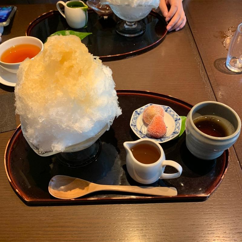 かき氷(ミディアム)(甘味茶房 見世蔵久森)