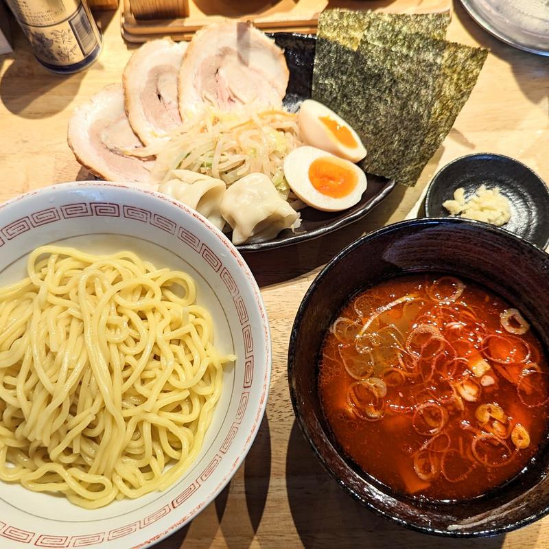 辛味つけ麺＋辛味MAX(つけ麺屋 やすべえ 渋谷店 )