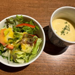 セットサラダ　セットスープ(洋食ビストロ にっころや)