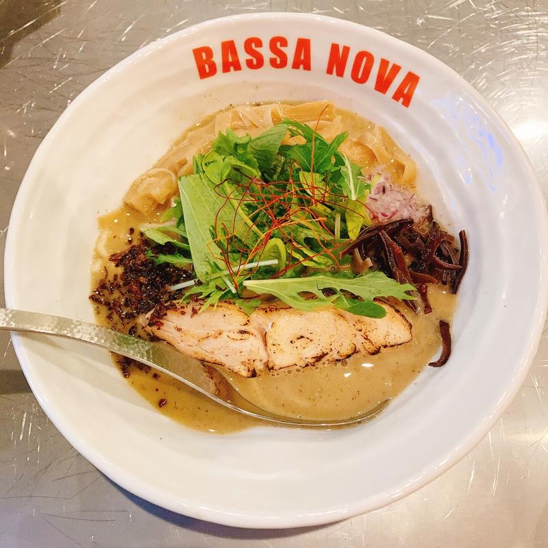 グリーンカレーラーメン(バサノバ京都)