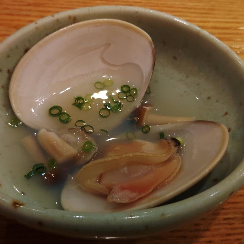 蛤の酒蒸し(にぎりの一歩 )