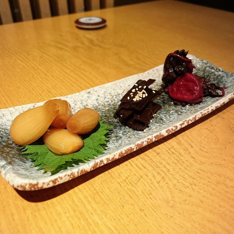 お新香盛り合わせ(てにゃわん)