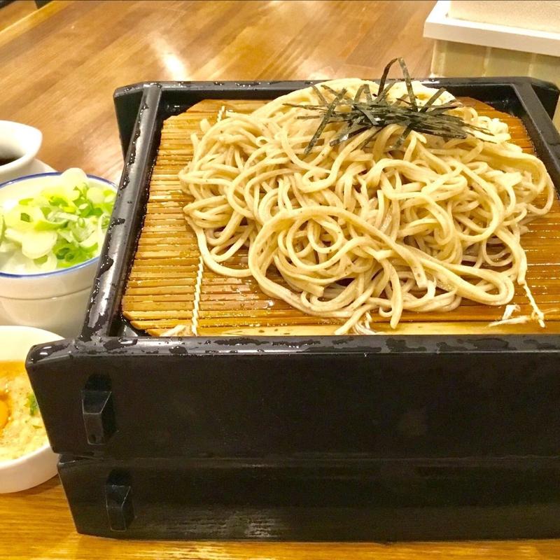 ざる蕎麦合盛り(手打蕎麦さんて)