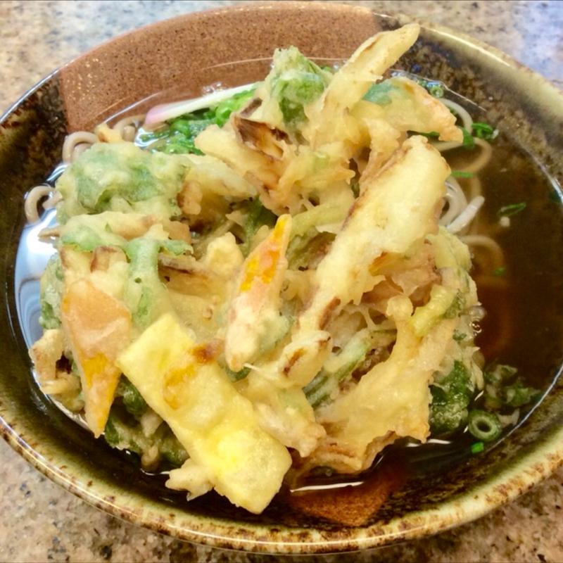 春菊かき揚げそば(阪神そば 尼崎店)