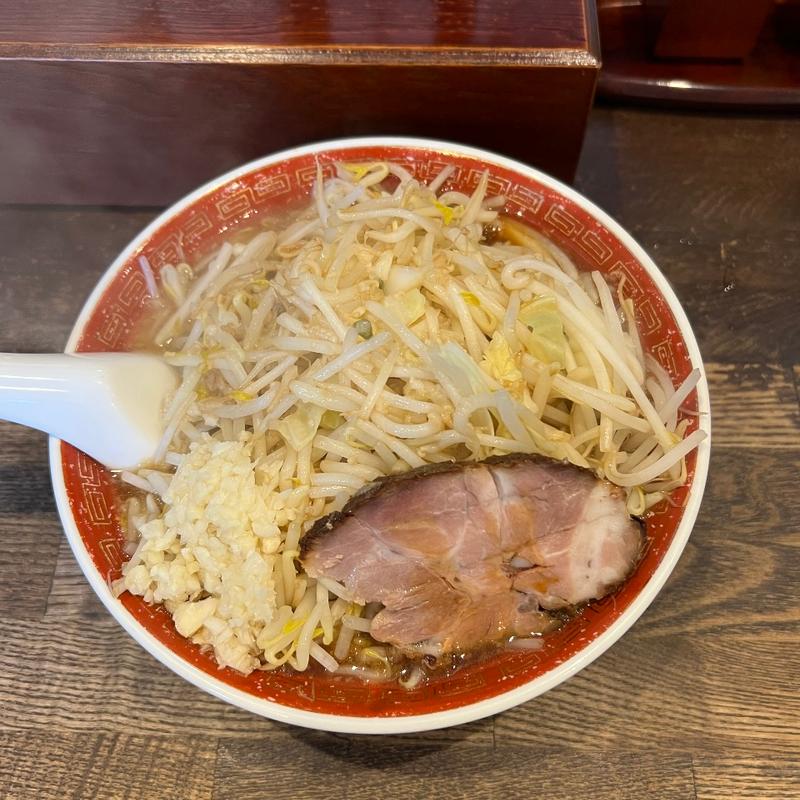 ニンニク醤油　ヤサイ増し　カラメ(らーめん てら 琴似本店)