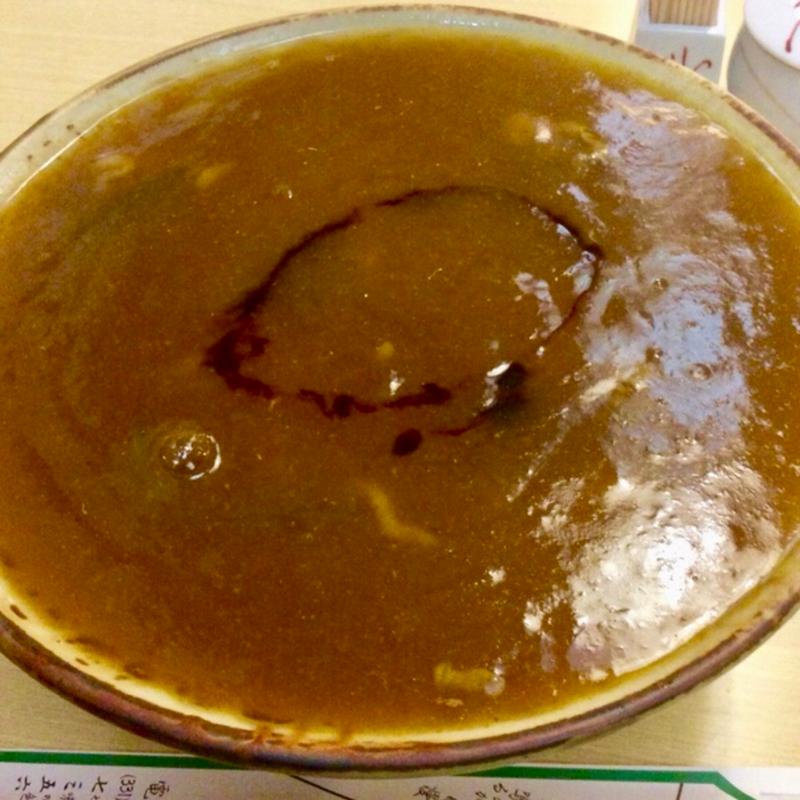 カレーそば(長野屋 三宮店)