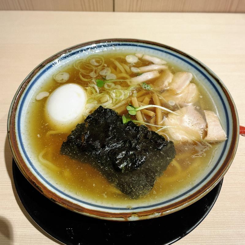 貝煮干し魚介ラーメン(すごい煮干ラーメン野毛 すし 釣りきん)