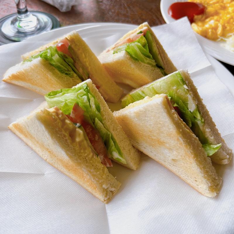 モーニング ホットサンド ドリンク付(サガン)