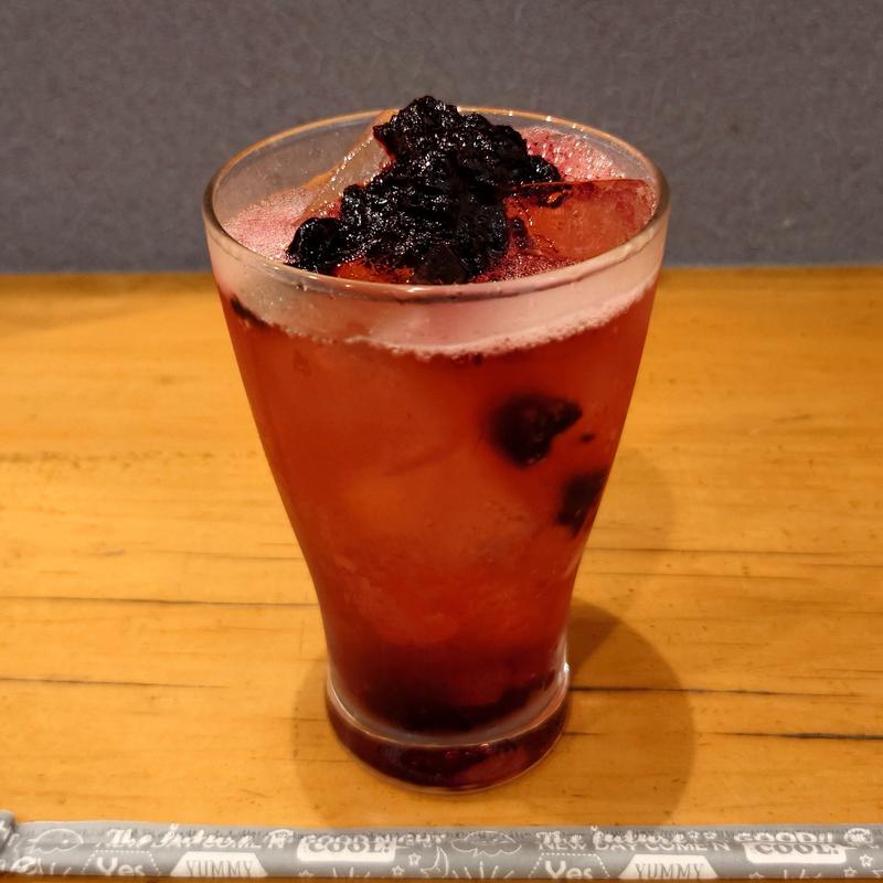 ブルーベリーソーダ(割烹食堂かいね)