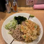 冷やしかき揚げそば