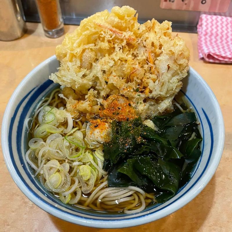小海老かき揚げそば(しぶそば 二子玉川店)