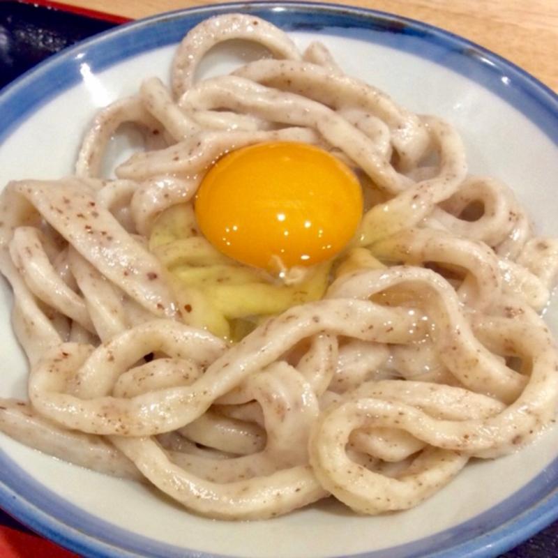 釜玉うどん(うどん 讃く)