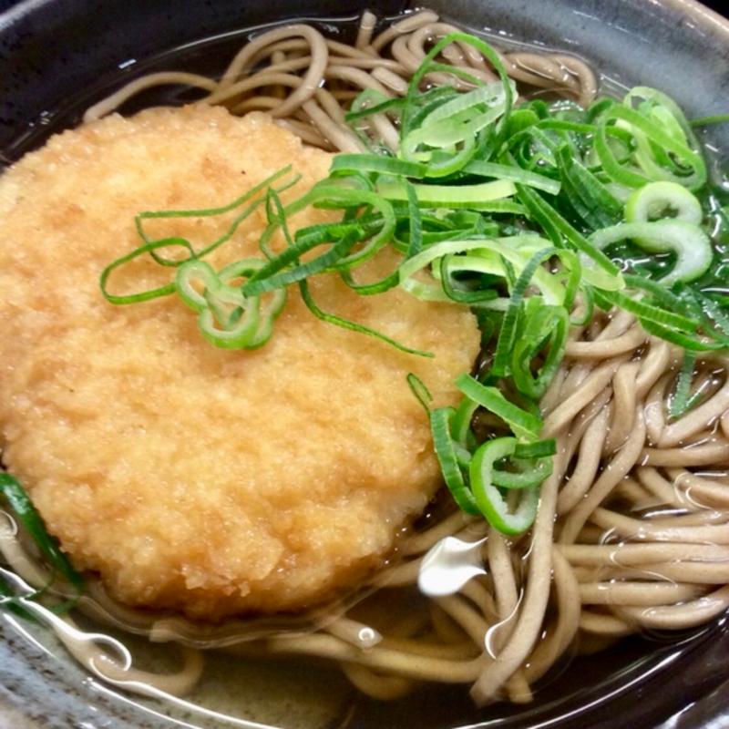 コロッケそば(南海そば なんば3階店)