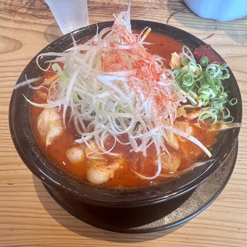 辛豚味噌ラーメン(元祖宇部味噌らぁめん長州屋)