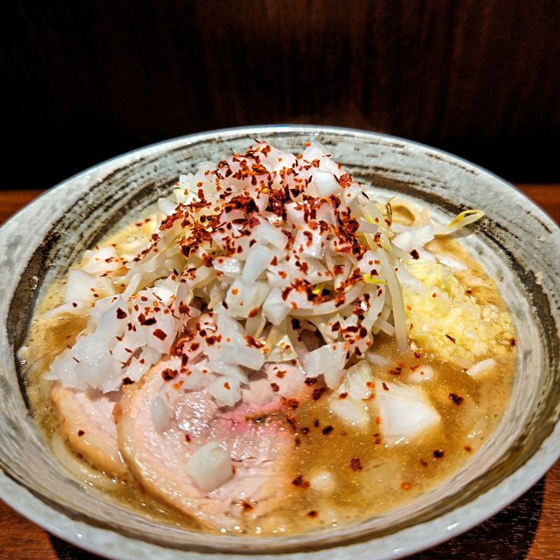 ミニラーメン(たまねぎトッピング)(麺屋づかちゃん 港南台店)