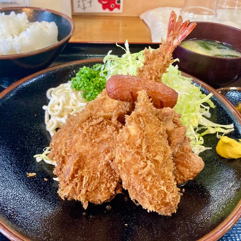 ミックスフライ(獅子王 （鳥福精肉店）)