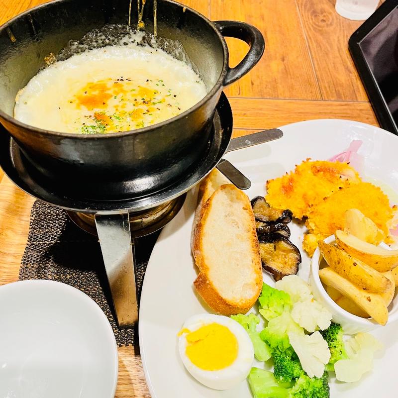 ラクレットチーズフォンデュ(チーズ＆ドリア．スイーツ ルミネエスト新宿店)