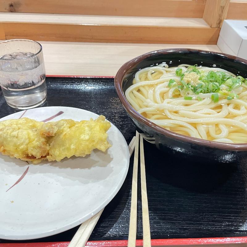 冷かけ中　＋　とり天(武蔵 詫間店 )