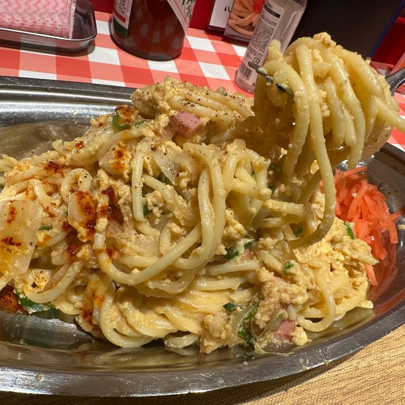 白ナポ(スパゲッティーのパンチョ渋谷店)