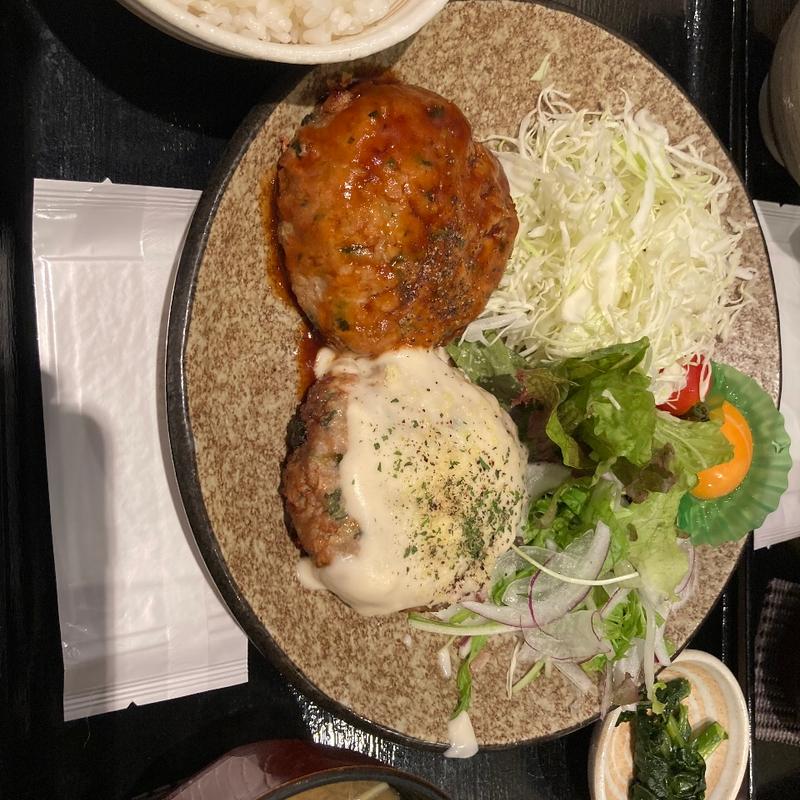 つくねバーク定食(軍鶏と和豚 黒松屋八重洲南口店)