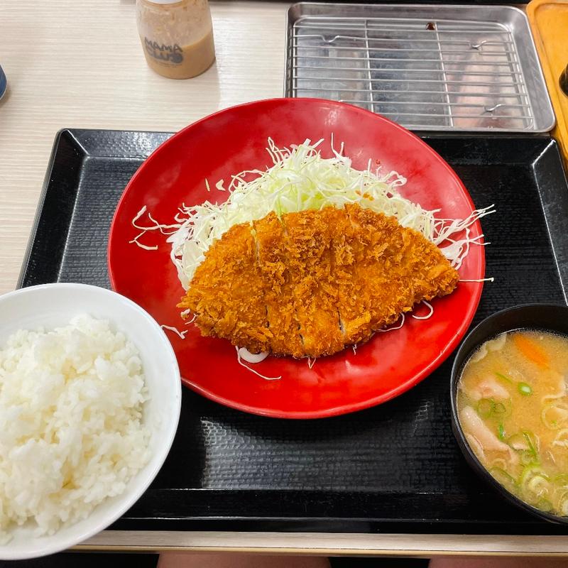 ロースカツ定食(かつや 北本店)