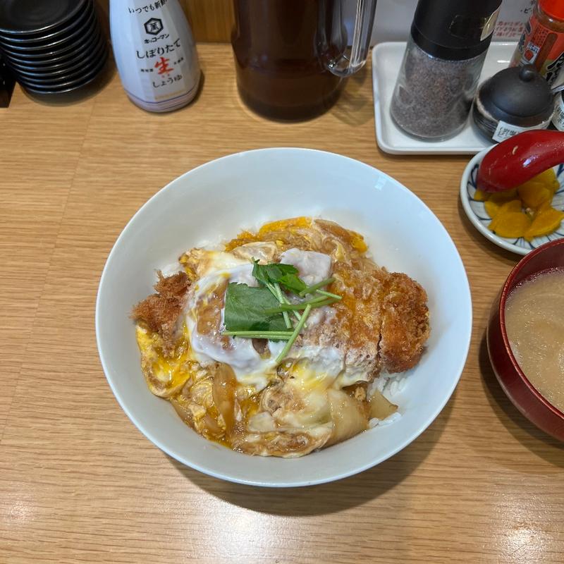 かつ丼(とじ)(とんかつ檍(とんかつあおき) 札幌すすきの店)