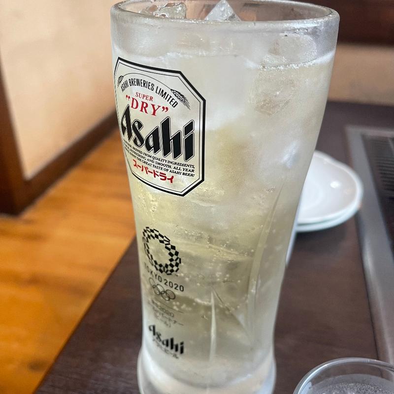 デカジョッキハイボール(お好み焼偶 三木店)