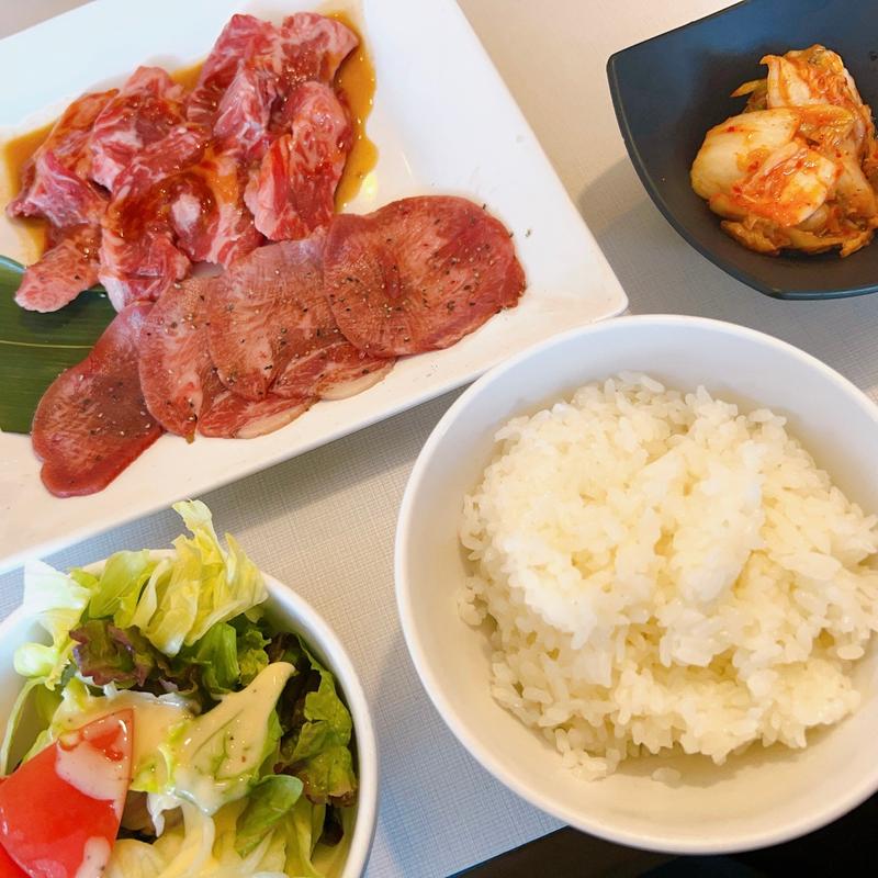 牛塩タン＆じゅうじゅうカルビランチ(じゅうじゅうカルビ 桂南店 )