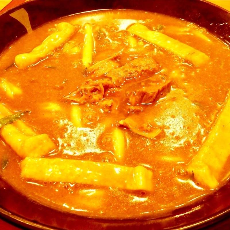 どて焼きカレーうどん(三佳屋 （みよしや）)