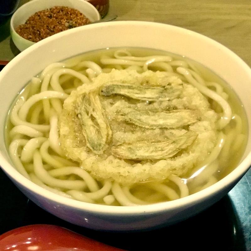 ごぼう天うどん(食事処 ニュー因幡)