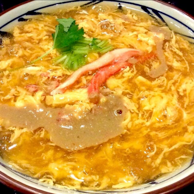 かに玉 あんかけ(丸亀製麺尼崎神田中通)