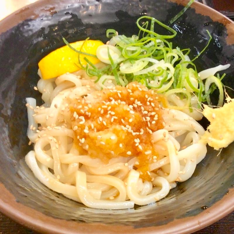 しょう油うどん(つるまる饂飩 piole姫路ごちそう館店)
