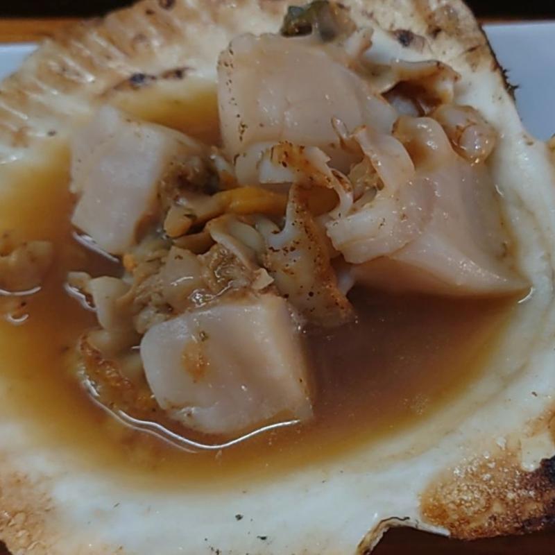 ホタテ浜焼き(築地場外市場)