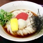 めんたいぶっかけうどん