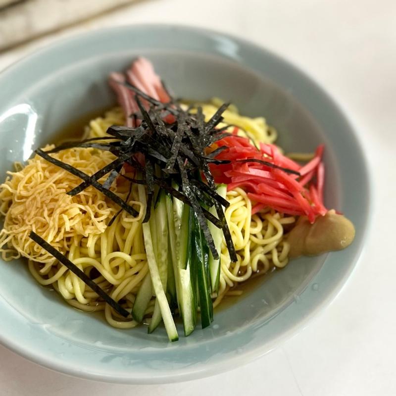 冷しラーメン(ひのでそば)