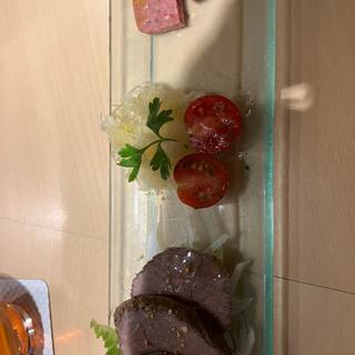 エゾシカ肉の2種盛（ロースト＆パテ）(ヱビスバー 札幌アピア店 (YEBISU BAR Sapporo Apia))