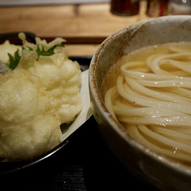 　鱧天なす天ひやかけセット(ほんまもんうどん 福ちゃん)