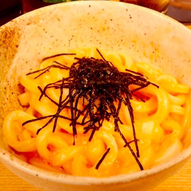 釜玉うどん(釜揚うどん一紀 )