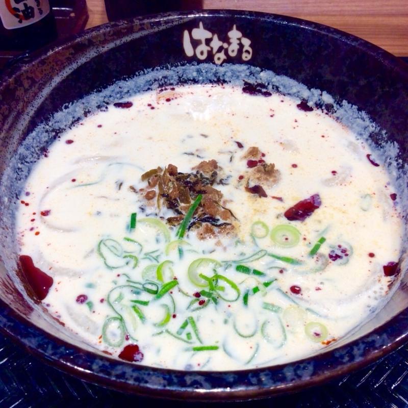 四川風 濃厚豆乳坦々うどん(小)(はなまるうどん プレンティ専門店二番館店)