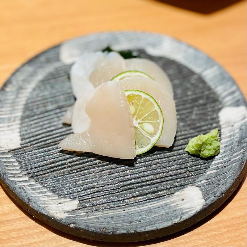 平貝の刺身(築地青空三代目 本店 （ツキジアオゾラサンダイメ）)