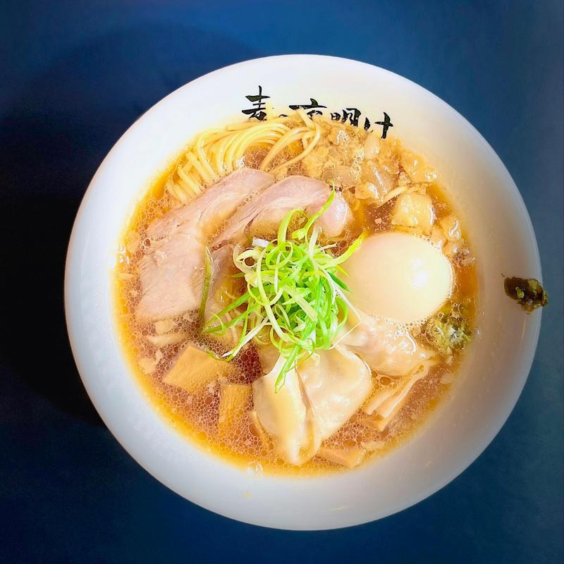 特製帆立と山椒の中華そば(麦の夜明け)