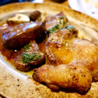 〈コース〉牛・豚・鶏肉の高温皿焼きステーキ(ソライロキッチン)