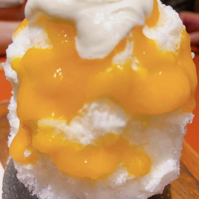 杏仁マンゴーのかき氷(天ノ屋 下北沢本店)