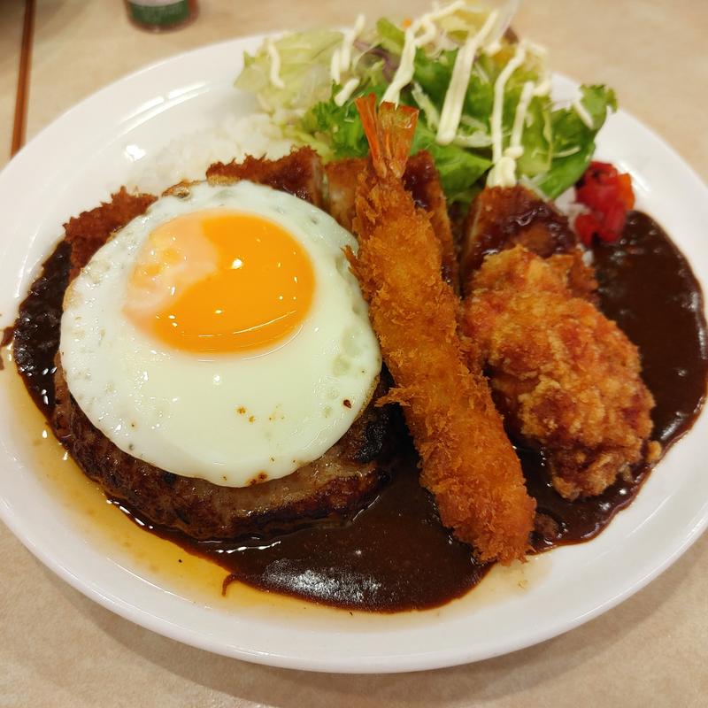 ゴーゴーカレー監修 金沢カレーガスト本気盛り＋大盛り(ガスト 下総中山店)
