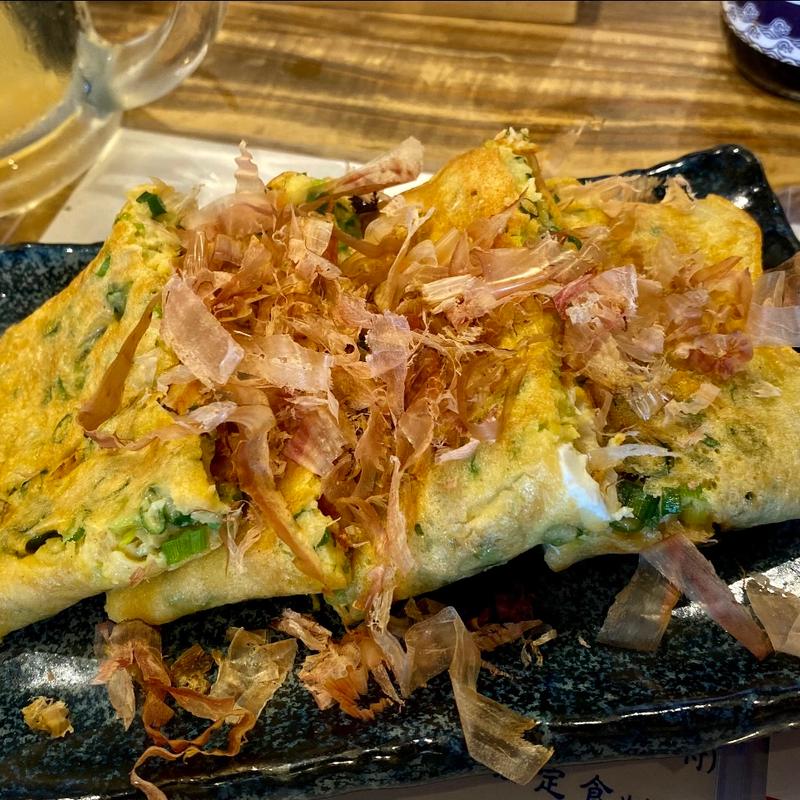 ねぎのおこげ焼き(太平洋酒場)