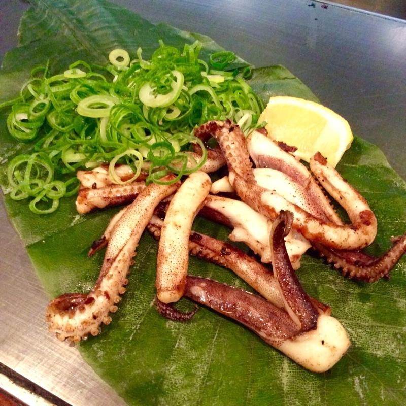 アオリイカのげそ焼き(ざんまい屋 （ざんまいや）)