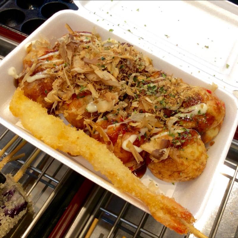 たこ焼き＋串揚げ-海老(こんぷとん)