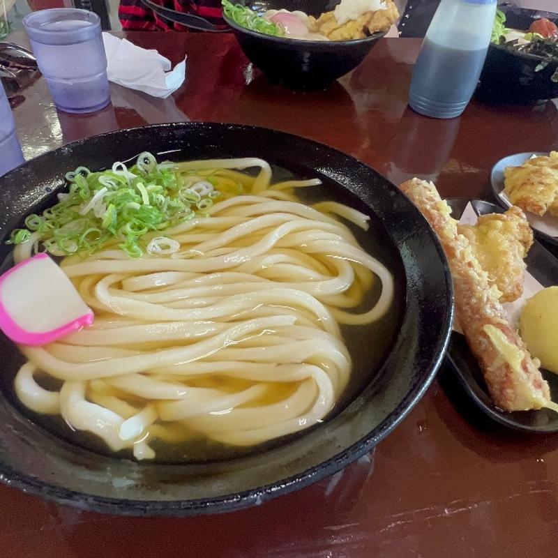 冷かけうどん(がいな製麺所)